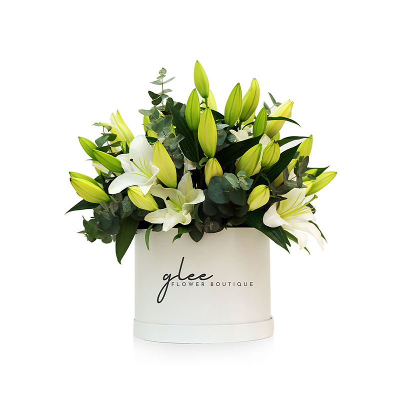 Large Box of Lilies (Black box/White box)