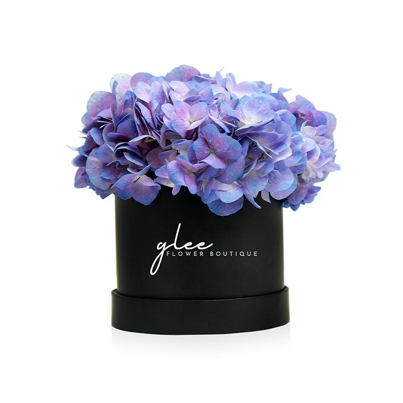 Mini Box of Hydrangeas (Black box/White box)
