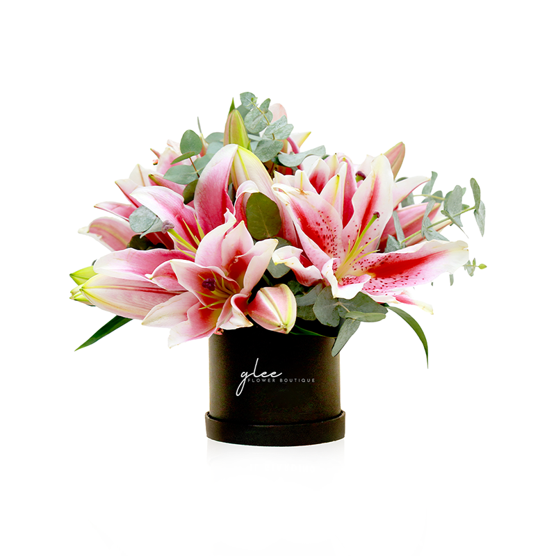 Mini Box of Lilies (Black box/White box)