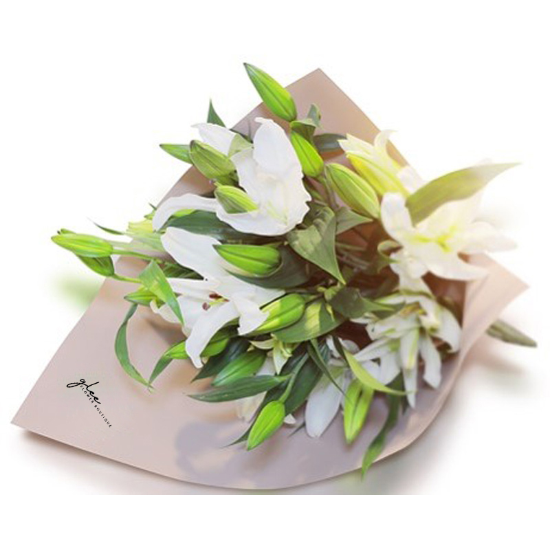 Oriental Lily white