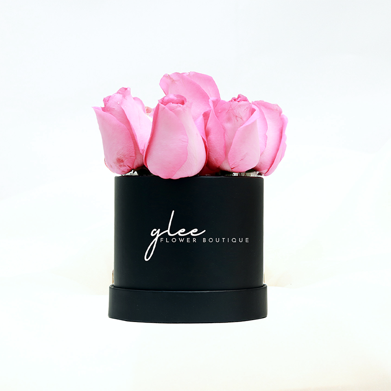 Small Box of Roses (Black box/White box)