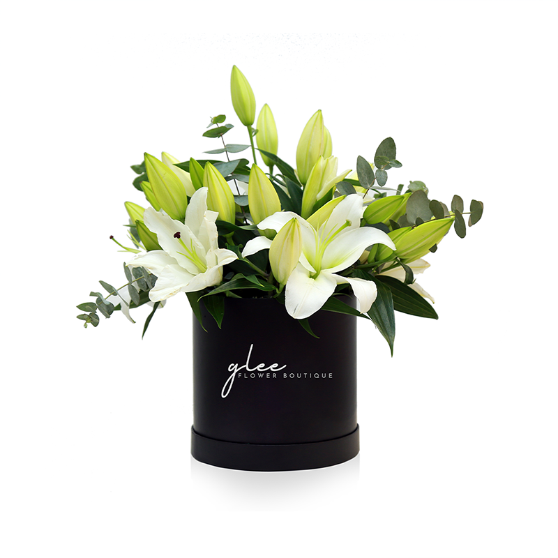 Small Box of Lilies (Black box/White box)
