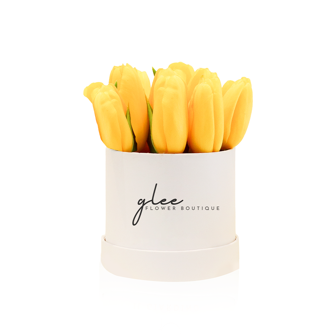 Small Box of Tulips (Black box/White box)
