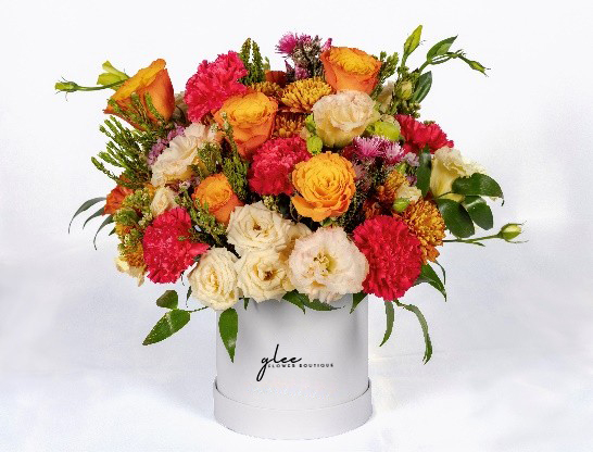 Authentic Flowers in a box